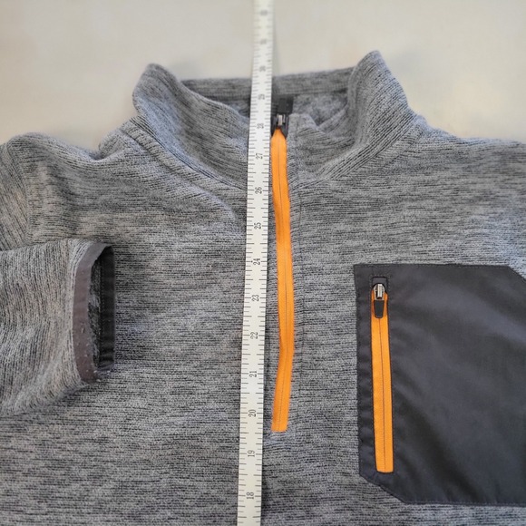 Champion Boys Youth XL 16-18 Gray Fleece 1/4 Zip Pullover Pocket Athletic - Picture 7 of 7